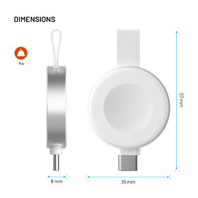 Nabíjací adaptér FIXED Orb 2 USB-C na Apple Watch biely

 obrázok produktu 7 z 8