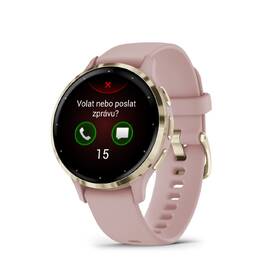 Inteligentné hodinky Garmin Venu 3S - Cream Gold / Dust Rose Silicone Band 

 obrázok produktu 2 z 3