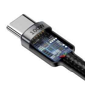 Kábel Baseus Cafule USB-C/USB-C PD2.0 100W, 5A, 2m čierny/sivý

 obrázok produktu 4 z 5