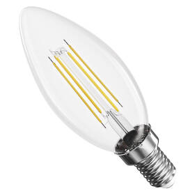 LED žiarovka EMOS Filament sviečka, 3,4 W, E14, teplá biela 

 obrázok produktu 2 z 7