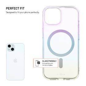 Kryt na mobil FIXED MagRainbow s MagSafe na Apple iPhone 15 priehľadný

 obrázok produktu 1 z 6