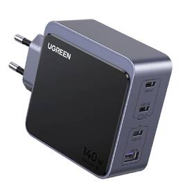 Nabíjačka do siete UGREEN GaN 140W 3xUSB-C/1xUSB-A sivá

 obrázok produktu 2 z 7