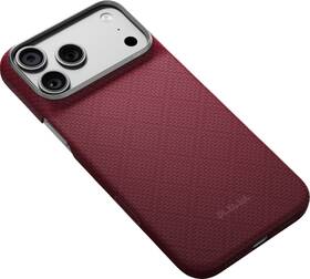 Kryt na mobil Pitaka Argyle na Apple iPhone 18 Pro vínový

 obrázok produktu 2 z 7