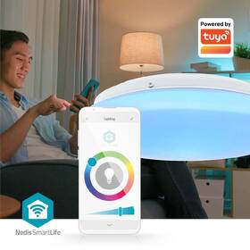 LED stropné svietidlo Nedis SmartLife Wi-Fi, RGB biele

 obrázok produktu 8 z 10