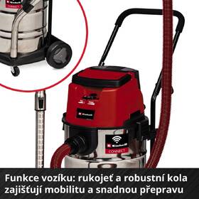Priemyselný vysávač Einhell Professional TP-VC 36/30 S Auto-Solo (bez batérie) 2347143 nerez

 obrázok produktu 8 z 16