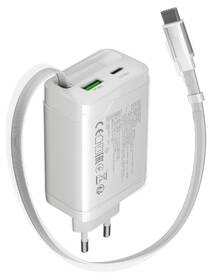 Nabíjačka do siete Canyon OnCharge 65RC White, USB-C, 65W PD, QC, EU biely

 obrázok produktu 1 z 7