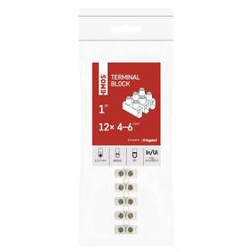 Svorkovnice EMOS ŠROUB.12 PRV. 4–6MM2 41A/450V 1KS biela

 obrázok produktu 3 z 5