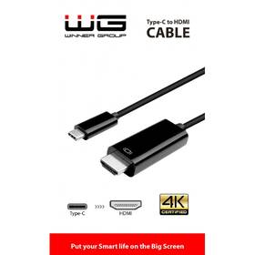 Kábel WG USB-C/HDMI, 3m čierny

 obrázok produktu 1 z 1