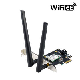 Sieťová karta Asus PCE-AXE5400 AXE5400 PCIe Wi-Fi 6E, Bluetooth 5.2 

 obrázok produktu 1 z 4