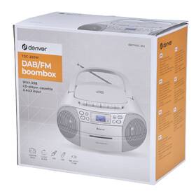 Rádiomagnetofón s DAB+/CD Denver TDC-280 biely

 obrázok produktu 9 z 9
