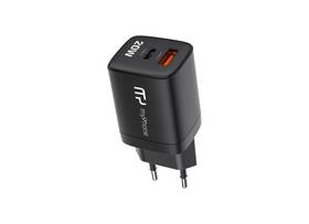 Nabíjačka do siete myPhone SwiftCharge Duo, USB-A/USB-C, 20W čierna

 obrázok produktu 1 z 3