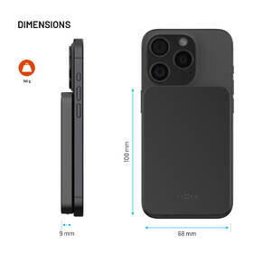 Powerbank FIXED MagZen 5 Crystal s Qi2 a MagSafe, 5000 mAh čierny

 obrázok produktu 10 z 11