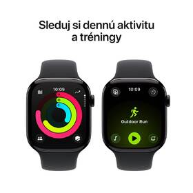 Inteligentné hodinky Apple GPS 42mm klavírne čierny hliník - čierny športový remienok - S/M 

 obrázok produktu 3 z 7