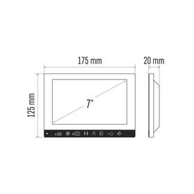 Prídavný monitor EMOS EM-10AHD 7" LCD, prídavný monitor 

 obrázok produktu 5 z 8