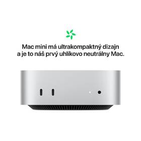 PC mini Apple M4 10× CPU 10× GPU, 16 GB, 512 GB 

 obrázok produktu 4 z 7