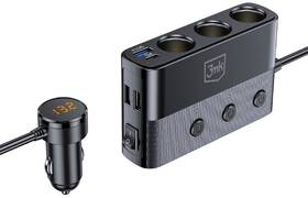 Adaptér do auta 3mk Car Power Splitter 120W čierny

 obrázok produktu 1 z 4