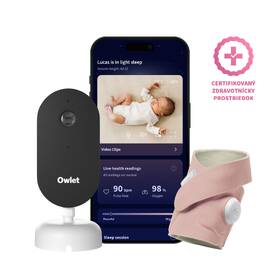 Súprava kamery a inteligentné ponožky Owlet Dream Duo - Dusty Rose ružová

 obrázok produktu 4 z 4