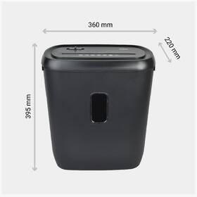 Skartovač DESQ 4 x 35 mm, 21l čierny

 obrázok produktu 14 z 15