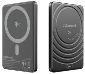 Powerbank Cubenest SlimDual MagSafe 5000 mAh čierny

 obrázok produktu 2 z 4