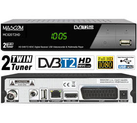 Set-top box Mascom MC820T2 HD 

 obrázok produktu 2 z 2