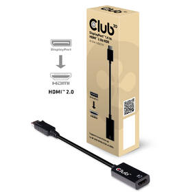 Redukcia Club3D DisplayPort 1.4/HDMI 2.0b 

 obrázok produktu 2 z 6