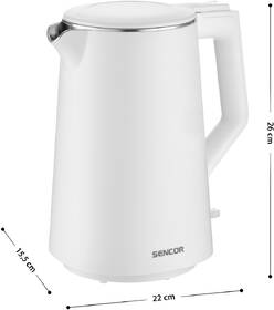 Rýchlovarná kanvica Sencor SWK 0550WH biela

 obrázok produktu 1 z 13