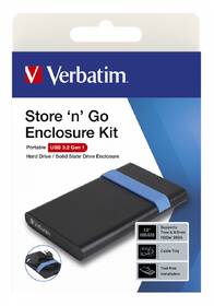 Box na HDD Verbatim pre 2,5" HDD USB 3.2 Gen1 čierny

 obrázok produktu 10 z 10