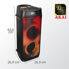 Párty reproduktor AKAI PARTY BOX 810 čierny

 obrázok produktu 11 z 13