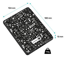 Puzdro Connect IT na Amazon Kindle Paperwhite 2024 - Doodle čierne/biele

 obrázok produktu 6 z 7
