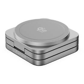 Bezdrôtová nabíjačka Cubenest SQ312 Ultra Qi2.2 3v1 s MagSafe sivá

 obrázok produktu 1 z 6
