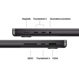 Notebook Apple 14" M5 10× CPU 10× GPU, 32 GB, 1 TB - kozmicky čierny SK 

 obrázok produktu 6 z 8