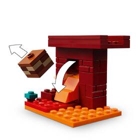 Stavebnica LEGO® Minecraft®  21266 Lávová bitva v Netheru 

 obrázok produktu 2 z 9