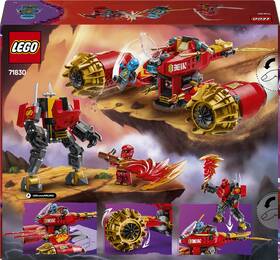 Stavebnica LEGO® NINJAGO® 71830 Kaiov búrkový jazdec a drak 

 obrázok produktu 2 z 8
