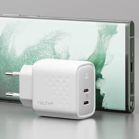 Nabíjačka do siete Voltme Revo 45 2xUSB-C 45W biela

 obrázok produktu 1 z 2