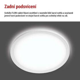 LED stropné svietidlo EMOS FLORI, kruh 42cm, 22W, 2200lm, neutrálna biela biele

 obrázok produktu 3 z 5