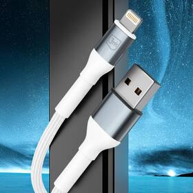 Kábel 3mk N-SERIES  USB-A/Lightning 1m QC 3.0 5V/2.4A 12W biely

 obrázok produktu 4 z 4