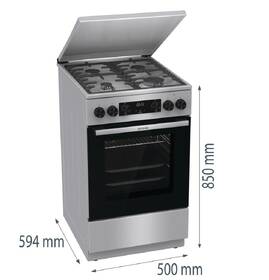 Kombinovaný sporák Gorenje MEKS5141XM nerez

 obrázok produktu 15 z 15