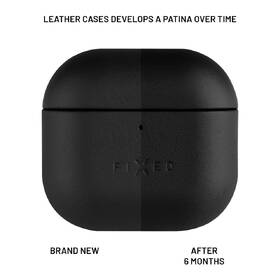 Puzdro FIXED Kožené puzdro PodsLeather pre Apple AirPods 4 čierne

 obrázok produktu 4 z 5