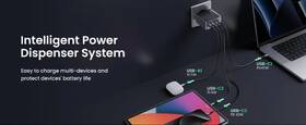 Nabíjačka do siete UGREEN GaN 140W 3xUSB-C/1xUSB-A sivá

 obrázok produktu 7 z 7