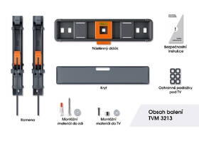 Držiak na TV Vogel’s TVM 3213 výklopný, pre uhlopriečky 19" až 43", nosnosť 15 kg čierny

 obrázok produktu 8 z 10