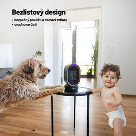 Teplovzdušný ventilátor Lauben Desk Fan&Heater 2in1 600BB čierny

 obrázok produktu 7 z 11