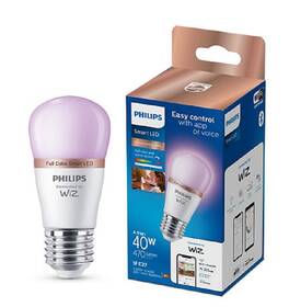 Inteligentná žiarovka Philips 5W P45 E27 RGB 

 obrázok produktu 1 z 2