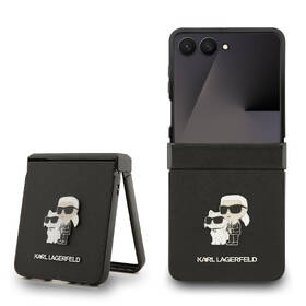 Kryt na mobil Karl Lagerfeld PU Saffiano Karl and Choupette na Samsung Galaxy Z Flip 7 čierny

 obrázok produktu 1 z 7