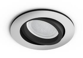Vstavané svietidlo Philips Centúra White and Color Ambiance Spot, okrúhle hliník

 obrázok produktu 1 z 4