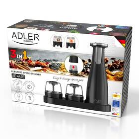 Mlynček na soľ a čierne korenie Adler AD4449B 

 obrázok produktu 4 z 4