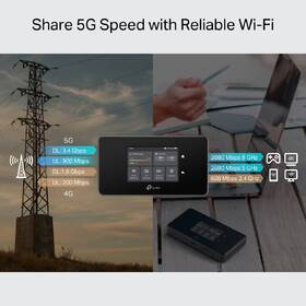 Router TP-Link M8550 5G Mobile Wi-Fi čierny

 obrázok produktu 5 z 9