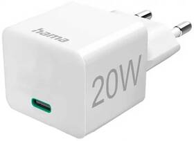 Nabíjačka do siete Hama 20W, USB-C PD + kábel USB-C Lightning 1 m biela

 obrázok produktu 1 z 3