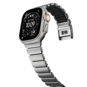 Remienok NOMAD Stratos Titanium FKM na Apple Watch 45/46/49 mm čierny/sivý

 obrázok produktu 8 z 12