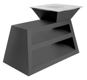 Gril záhradný na drevené uhlie G21 COG-VER-BL Maine Black 

 obrázok produktu 3 z 11