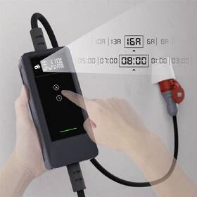 Cestovná nabíjacia stanica dé pro elektromobily 11 kW s 10m kabelem, verze s CZ aplikací čierna

 obrázok produktu 1 z 6